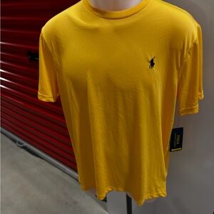 Polo by Ralph Lauren Yellow Short Sleeve Crewneck Tee with Navy Pony
